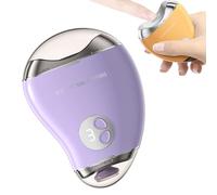 2-in-1 Automatic Electric Nail Trimmer& Polisher with LED Light, 3-Speeds, Rechargeable Nails Cutter, Cordless Electric Nail Clippers for Seniors Children (Purple)