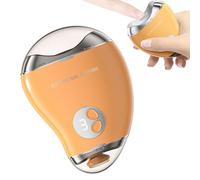 2-in-1 Automatic Electric Nail Trimmer& Polisher with LED Light, 3-Speeds, Rechargeable Nails Cutter, Cordless Electric Nail Clippers for Seniors Children (Yellow)