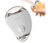 2-in-1 Automatic Electric Nail Trimmer& Polisher with LED Light, 3-Speeds, Rechargeable Nails Cutter, Cordless Electric Nail Clippers for Seniors Children (White)