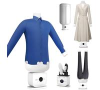 2-in-1 Automatic Ironing Machine for Shirts and Pants, Portable Hot Air Dryer and Iron, 8-Min Quick Drying, Adjustable Heat and Timer for Any Fabric and Shoes