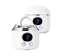2-in-1 Automatic Nail Clippers with Magnifying Glass, LED Light, Dust Storage, 3-Speed Rechargeable Adult Fingernail Trimmer