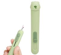 2 in 1 Automatic Needle Threader Seam Ripper - Quilting Supplies Sewing Kit - Quick Sewing Machine Loop Needle Threader (Green)