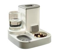 2 in 1 Automatic Pet Feeder - Automatic Dog Feeder Cat Water Dispenser Set | Pet with Waterer Bottle, Cat Dog for Small or Medium Size Dogs Cats