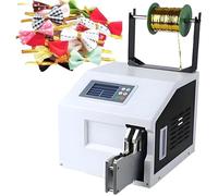 2 in 1 Automatic Winding & Tying Machine, LCD Display, Bundle Diameter 5-30mm, for Power Cords, Hangers, Bread, Pro Electric Bag Twist Tie Closing Tool