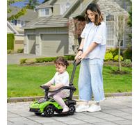 2 in 1 Baby Essenza SCV12 Ride On Car With Parenr Handle 1 To 3 Years Green by Aiyaplay