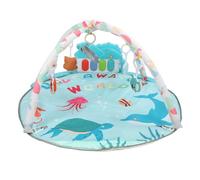 2 in 1 Baby Gym Play Piano Mat Skin Friendly Foldable Musical Learning Tummy Time Activity Mat for Newborns UK