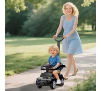 2 in 1 Baby Ride on Push Car Mercedes-Benz C-Class Licensed, White