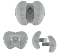 2 in 1 Baby Travel Pillow Banana Shape Neck Support Pillow Adjustable Baby Neck Head Support Soft Sleeping Rest Pillow for Car Pushchair Stroller Travelling Sleeping 3 to 12 Month(Grey)