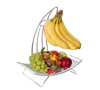 2 in 1 Banana Hook Tree Fruit Bowl Basket Hanger Stand Dinning Table Storage