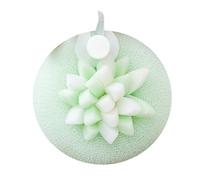 2 in 1 Bath Scrubber Suction Cup Design Slip Proof Finger Holders and Wall Mount for Shower Bathing Ball Sunflower Bath Ball with