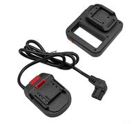 2 in 1 Battery Converter for BL1830 BL1840 BL1815, Compatible with Electric Drill Wrench and Work Lights, Connects to External Charger, Black Plastic(B)