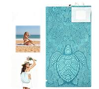 2 In 1 Beach Towel Bag Convertible Backpack,2-In-1 Convertible Towel & Backpack With Inner Zip Pocket,Beach Towel Backpack,Hands Free Travel Towel Bag For Women Men,for Travel,Camping,Vacation (A)