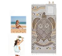 2 In 1 Beach Towel Bag Convertible Backpack,2-In-1 Convertible Towel & Backpack With Inner Zip Pocket,Beach Towel Backpack,Hands Free Travel Towel Bag For Women Men,for Travel,Camping,Vacation (B)