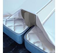 2-in-1 Bed Bridge Twin to King with Attached Sheet - Twin Bed Connector to Make a King - Split King Gap Filer - Mattress Wedge Gap Filler - Twin to King Bed Converter - Mattress Gap Filler King Bed