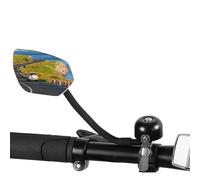 2 in 1 Bicycle Bell Rearview Handlebar Bike Mirrors