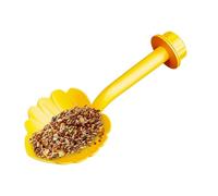 2 in 1 Bird Cage Perch Feeder Toy | Food Stand for Grinding, Chewing, Climbing, Eating, Hummingbird Canary Sparrow