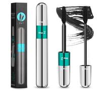 2 in 1 Black Eyelash Mascara with False Lash Effect, 5 Times Longer Thick Curling with Soft Brush, Smudge Proof Long Lasting Mascara, Lash Sensational Volumizing and Thickening for Makeup