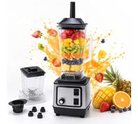 2-in-1 Blender for kitchen, High Power Smoothie Maker & Food Processor