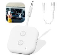 2 In 1 Bluetooth Adapter 5.3 Transmitter Receiver With Bluetooth Transmitter 3.5mm Aux Jack, Wireless Bluetooths Adapter For Airplane, Car, Tv, Travel, Supports Dual Airpods Or Headphones, Low Latency