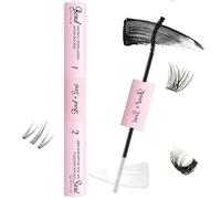 2-in-1 Bond and Seal Lash Glue, Strong Hold Cluster Lash Glue for DIY Eyelash Extensions & Individual Lashes, Eyelash Bond and Seal Formula for Sensitive Eyes