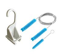 2 in 1 Breathing Machine Hose Care Bundle Contains Cleaning Brush and Customizable Wall Mount Sleep Equipment Sterilizer