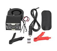 2 in 1 Car Heater and Cool Fan, Windscreen Demister Defroster with Ceramic Heating Element, Compact 12V/24V Dual Mode Fan for Quick Defrosting and Summer Cooling