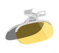 2 in 1 Car Sun Visor Extension with Polarized Windshield Visor to Reduce Day and Night Glare for Improved Driving Safety (L)