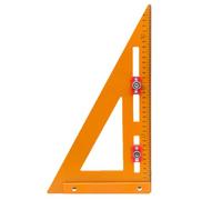 2 In 1 Carpenters Speed Square, Triangle Ruler Protractor, Ruler Rafter Square Angle Finder Engineers Engineer Carpenter, Metric Rafter Square, Layout Tool Kit For Builders Joiners