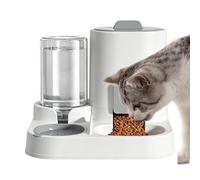 2-in-1 Cat Feeder & Water Dispenser - Automatic Pet Feeding Station with