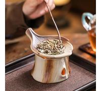 2-in-1 Ceramic Herb Burner & Essential Oil Warmer Vintage Wax Melt Burner with Tealight Holder Aromatherapy Stove for Palo Santo, Dried Herbs & Fragrance Oil Zen Home Spa Decor & Meditation Gift