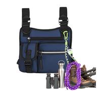 2-in-1 Chest Rig - Modular Vest Pack Transformation, Urban Streetwear Utility Bag, Adjustable Outdoor Body Pack, Commuter Accessory | Adaptable Storage for Active Men