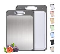 2 in 1 Chopping Boards Stainless Steel Chopping Board with Handle for Father's Day, Dad, Stepdad, Dad, Dad, Pappy Pappy Who Want Nothing Everything Future Groom Law Christmas Happy