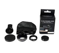 2 in 1 Clamp Lens for Samsung Galaxy S10 Lite Smartphone Super Wide Angle Macro 0.45X Universal Lens (Black)