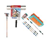 2 In 1 Cleaning Kit 3M & 3.5M Telescopic Brush Conservatory Car Window Glass