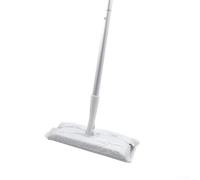 2-in-1 Cleaning Starter Kit with Flat Mop and Disposable Wet Wipes, Suitable for Hardwood Floor, Tile, Kitchen and Bathroom, with Washable Reusable Pads for Daily Wet and Dry Dust Removal(B)