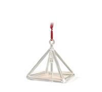 2-In-1 Clear Crystal Singing Pyramid & Bell, 3/4/5 Inch | Compact Portable Sound Healing Tool for Meditation Yoga Sleep(3Inch)