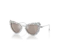 2 in 1 clip-on sunglasses, Statement, Cat-eye shape, SK7011, White