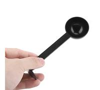 2 in 1 Coffee Spoon, 8-10g Plastic Coffee Measuring Tamping Spoon with Long Handle Reusable Espresso Machine Powder Scoops for Household Commercial
