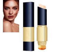 2-in-1 Color Changing Foundation Stick,Korean Tinted Moisturiser & Skin Tint,Full Coverage Foundation Stick with Brush,Waterproof Long-Lasting Concealer Sti/ck,Lightweight Natural Makeup (Natural)