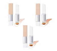 2 In 1 Color Changing Foundation Stick With Detachable Brush, Cover Cream Stick White Korean Foundation Stick, Korean Makeup Colour Changing Concealers for All Skin Types (3Pc)