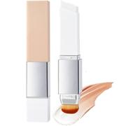 2 In 1 Color Changing Foundation Stick With Detachable Brush, Cover Cream Stick White Korean Foundation Stick, Colour Changing Foundations Full To Medium Coverage Base Makeup (Dark)