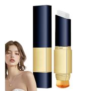 2-in-1 Colour Changing Foundation & Concealer Stick, Balm Foundation Cream for Full Coverage, Waterproof Moisturizing Concealing Stick with Brush, Concealer Foun/dation Cream Balm (Ivory White)