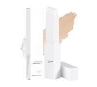 2 in 1 Colour Changing Foundation Stick,White Foundation Stick,Korean Foundations Sticks,Full Coverage Concealer with Makeup Brushes,Full to Medium Coverage Base Korean Makeup,Non Greasy (Fair)