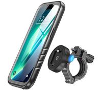 [2-in-1 Combo] SPORTLINK Bike Phone Mount & Waterproof Case for iPhone 13 Pro - Motorcycle Handlebar Holder, 360° Rotatable, Quick Release, Aluminum Frame