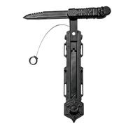 2-in-1 Convertible Cosplay Prop with Spring Loaded Retractable Blade | Adjustable Wrist Strap & Finger Ring, Safe ABS Plastic Costume Accessory for Conventions, Cosplay & Collectors