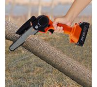 2-in-1 Cordless Pole Saw & Handheld Chainsaw for High Branches & Gardening