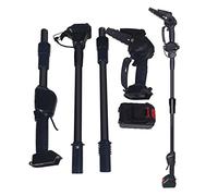 2-in-1 Cordless Pole Saw Mini Chainsaw Cordless,6-inch Brushless Chain Saw with 2 Battery,Long Reach Detachable Telescopic Pole Powerful Electric Chainsaw for Wood Cutting Garden Tree Trimming (Black)