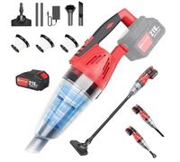 2-in-1 Cordless Vacuum Cleaner, Stick Vacuum Cleaners Powerful, 20-30 Minute Run Time, Lightweight & Portable Handheld Upright Vacuum Cleaner with Rechargeable Lithium-Ion Battery, LED, HEPA Filter