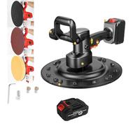 2-in-1 Cordless Wall Smoothing and Polishing Machine, High-Efficiency Plastering for Walls and Floors with Masonry Tools Attachment
