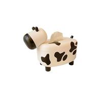 2-in-1 Cow Tissue Box Holder with Toothpick Dispenser - Creative Desktop Organizer for Living Room, Bedroom, Office